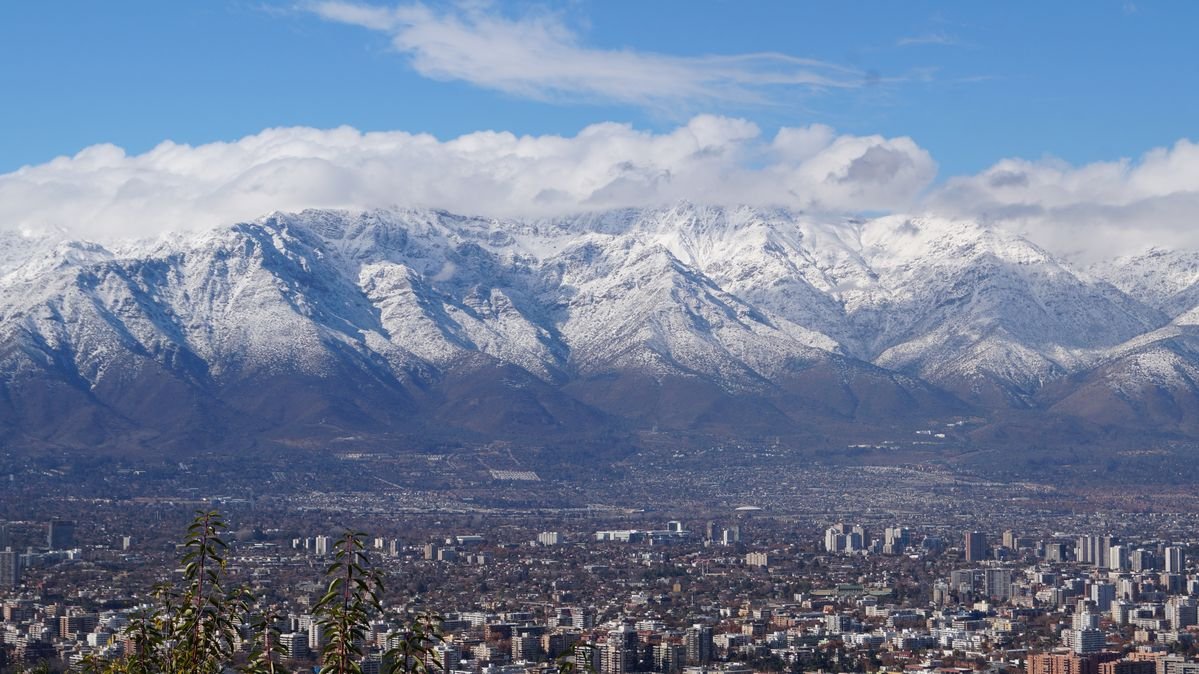 El Bolsón en invierno – Cerro Piltriquitrón nevado